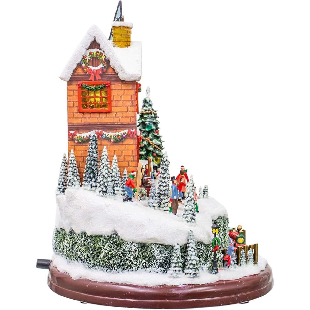 Shop For LED Rotating Musical Polar Train Station at Michelle's aDOORable Creations