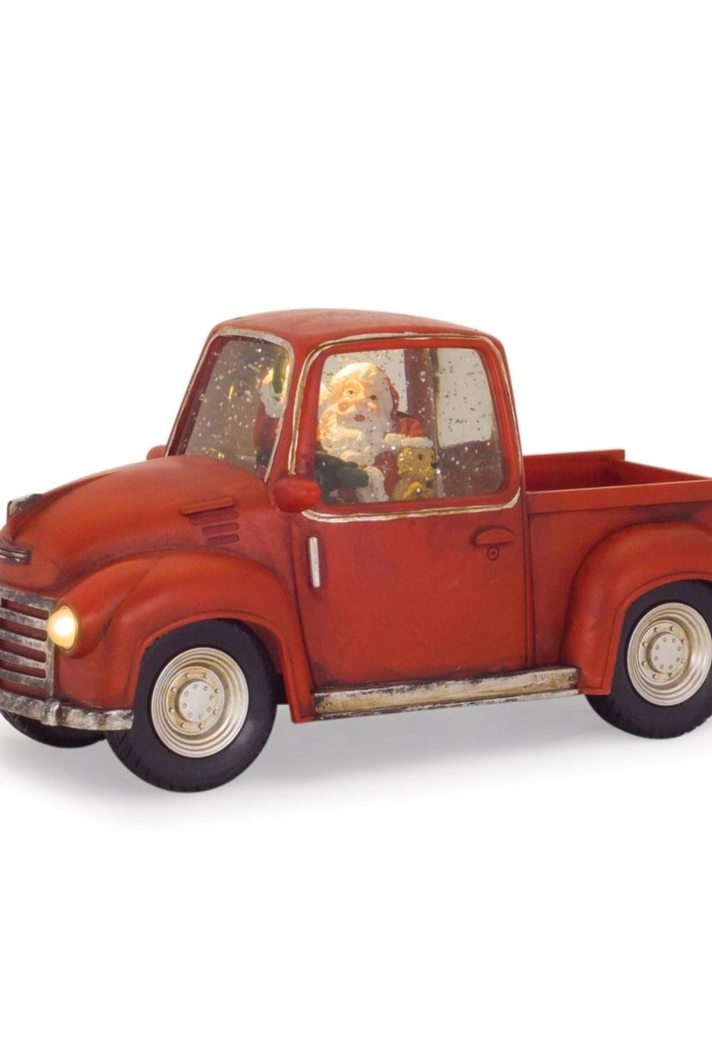Shop For LED Snow Globe Truck with Santa 11.25"L at Michelle's aDOORable Creations