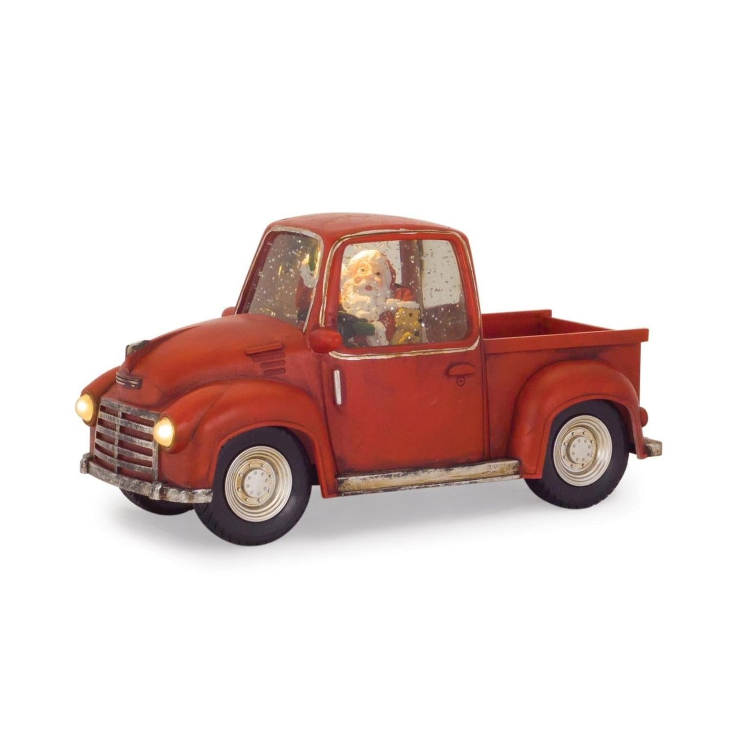 Shop For LED Snow Globe Truck with Santa 11.25"L at Michelle's aDOORable Creations