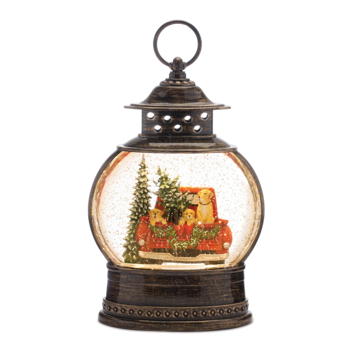 Shop For LED Snow Globe with Pickup Truck 11.5"H at Michelle's aDOORable Creations