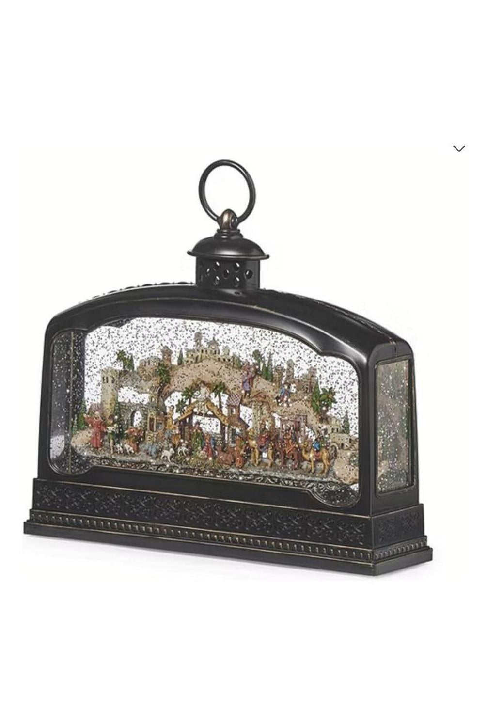 Shop For Led Swirl Nativity Music Lantern at Michelle's aDOORable Creations