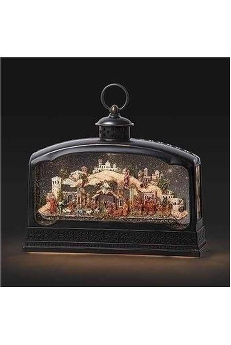 Shop For Led Swirl Nativity Music Lantern at Michelle's aDOORable Creations