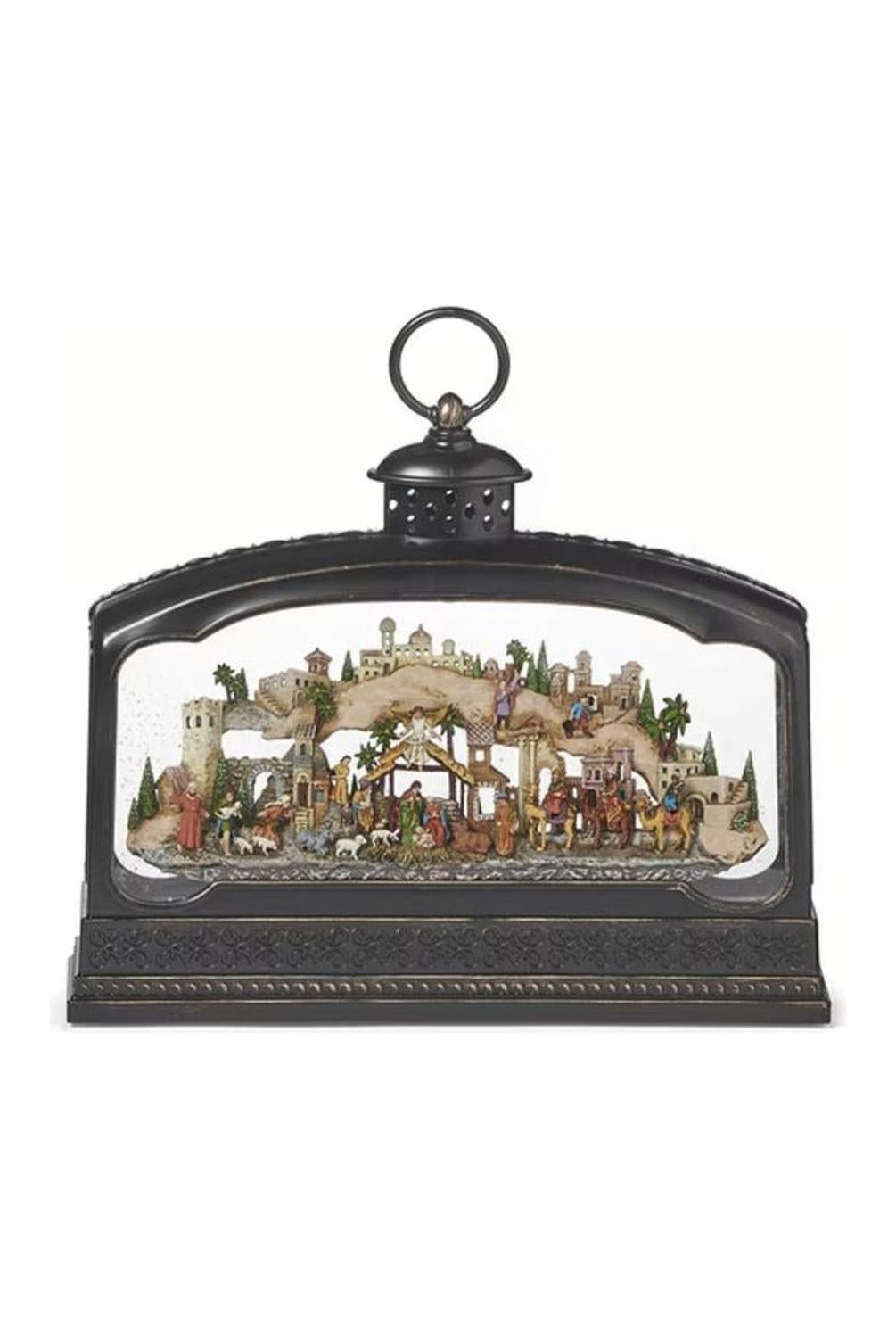 Shop For Led Swirl Nativity Music Lantern at Michelle's aDOORable Creations