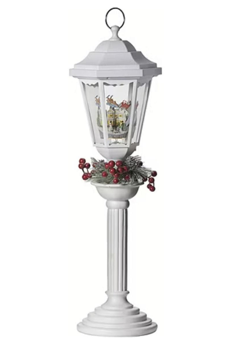 Shop For Led Swirl White Christmas Lamp Post