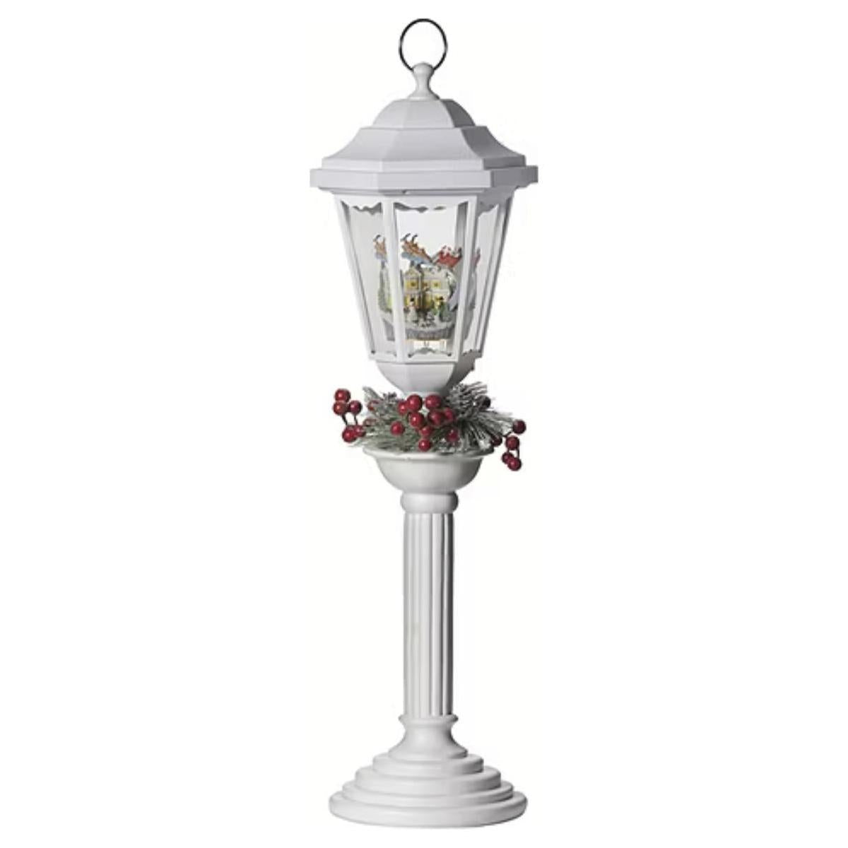Shop For Led Swirl White Christmas Lamp Post