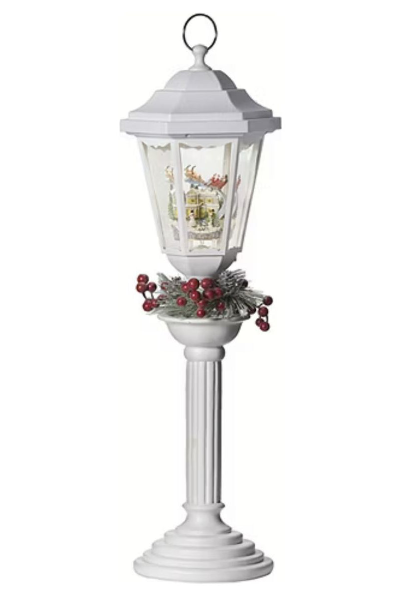 Shop For Led Swirl White Christmas Lamp Post at Michelle's aDOORable Creations
