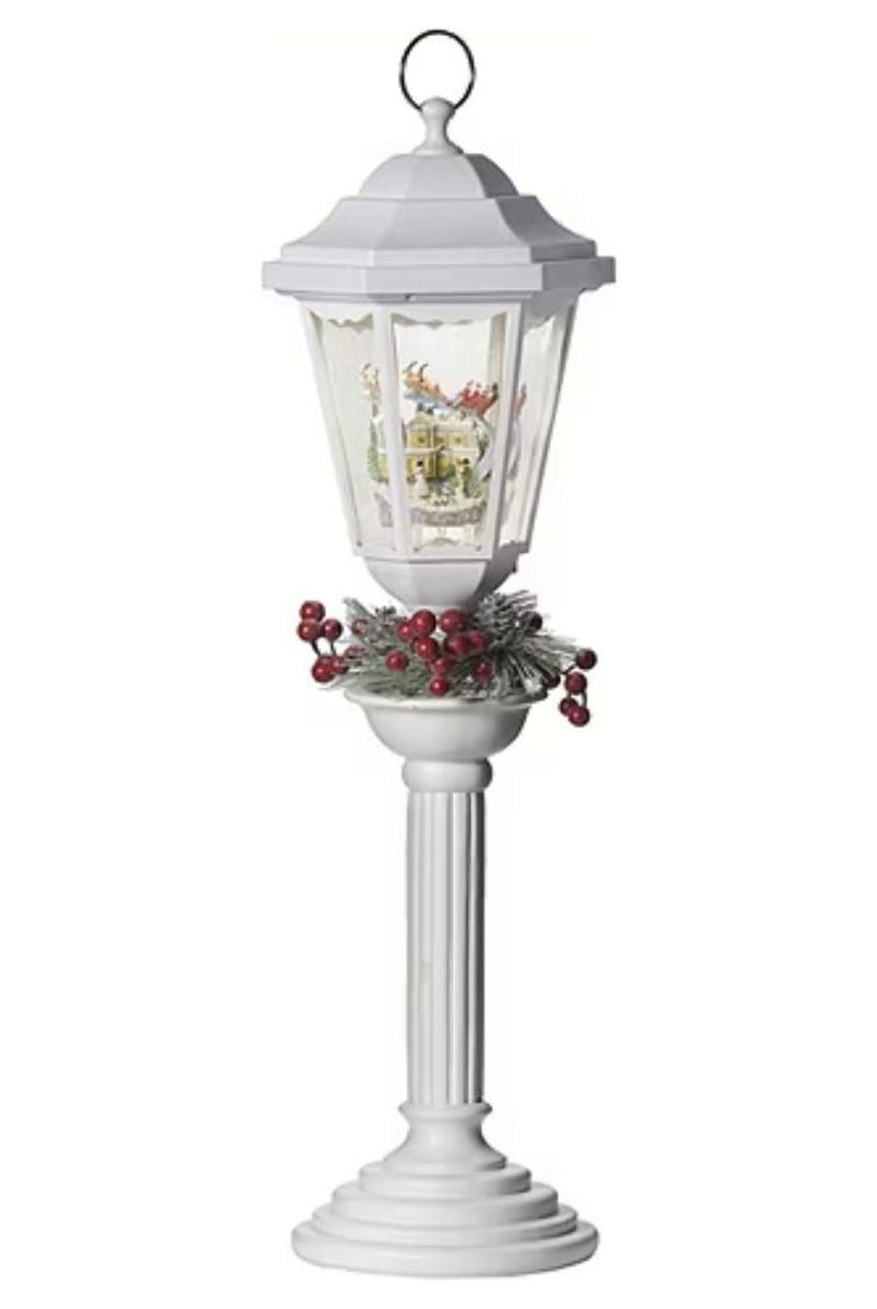 Shop For Led Swirl White Christmas Lamp Post at Michelle's aDOORable Creations