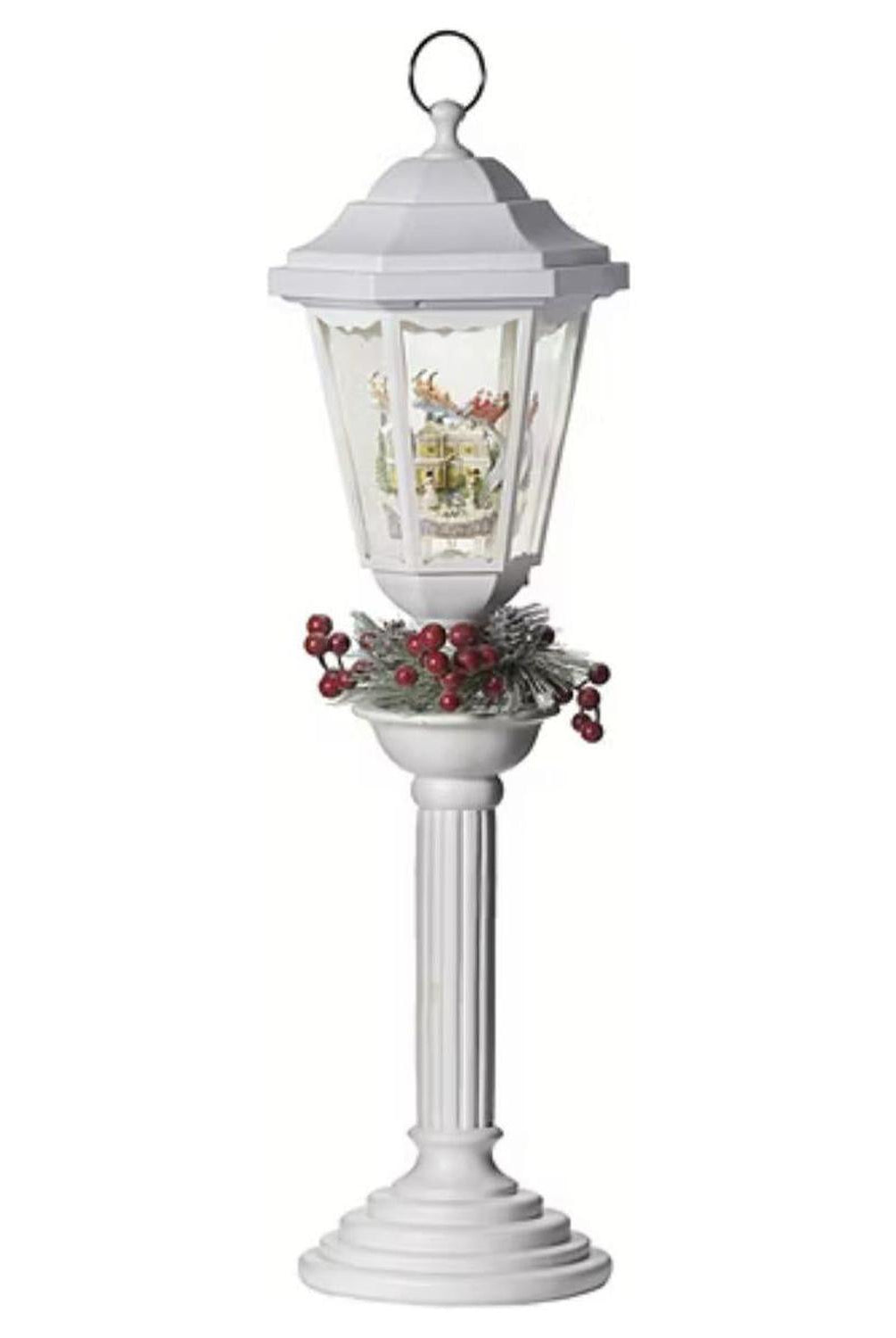 Shop For Led Swirl White Christmas Lamp Post at Michelle's aDOORable Creations