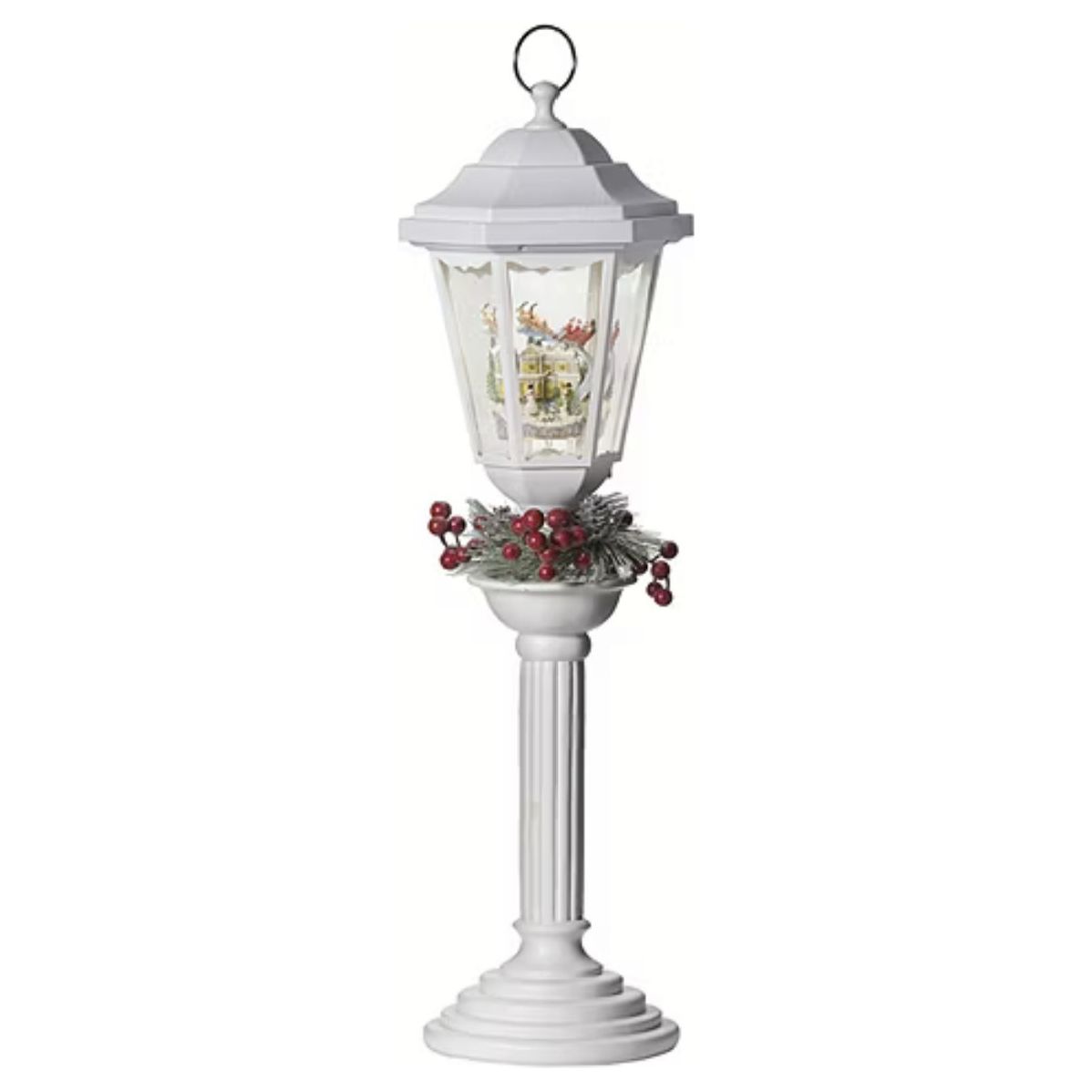 Shop For Led Swirl White Christmas Lamp Post at Michelle's aDOORable Creations