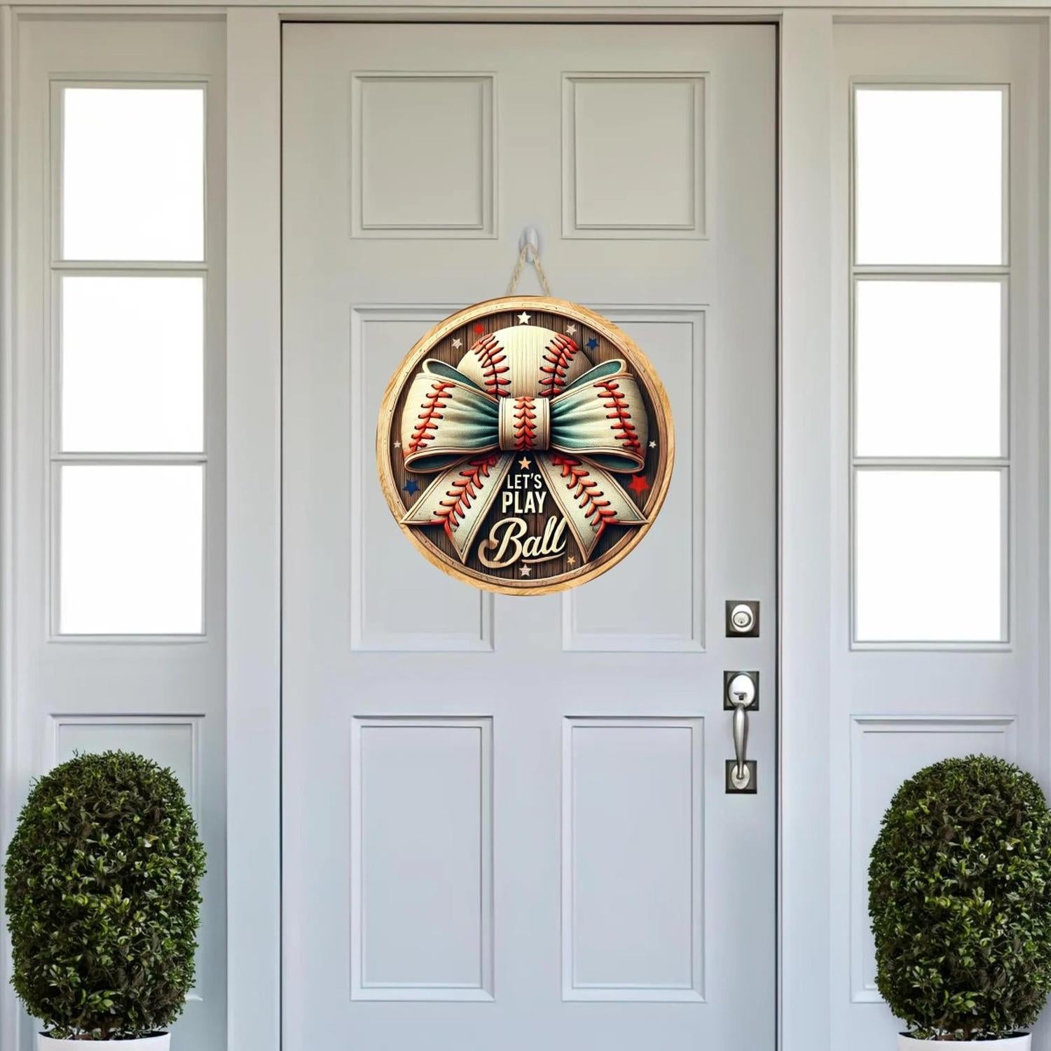 Shop For Let's Play Ball Baseball Sign