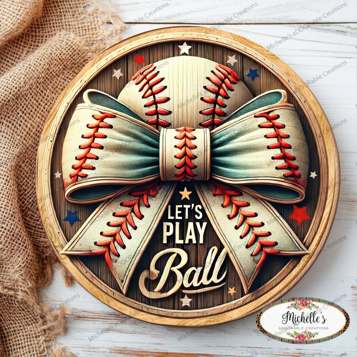 Shop For Let's Play Ball Baseball Sign