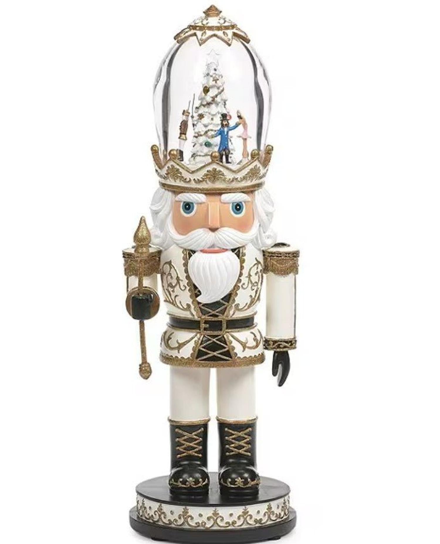 Lighted Musical Gold Nutcracker