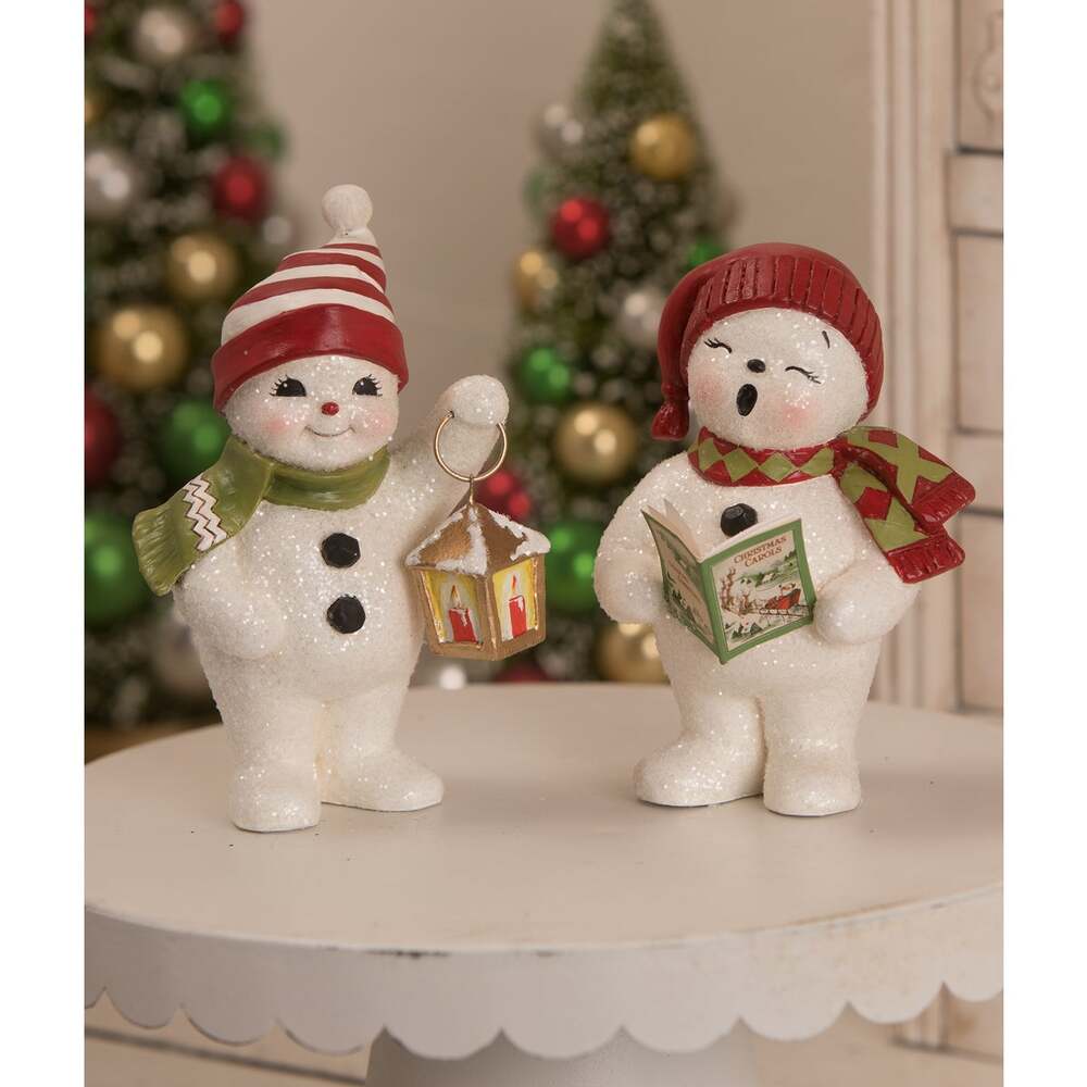 Lighting the Way Snowman Figurine