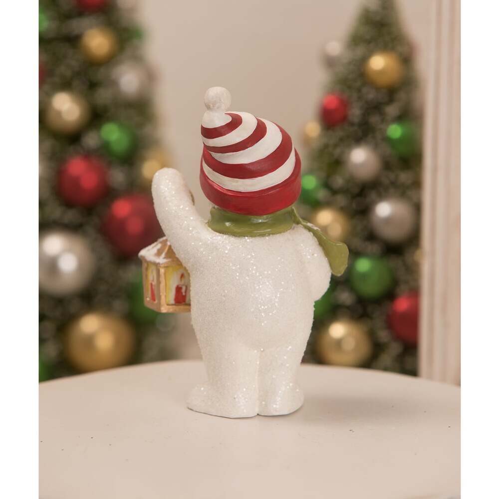 Lighting the Way Snowman Figurine