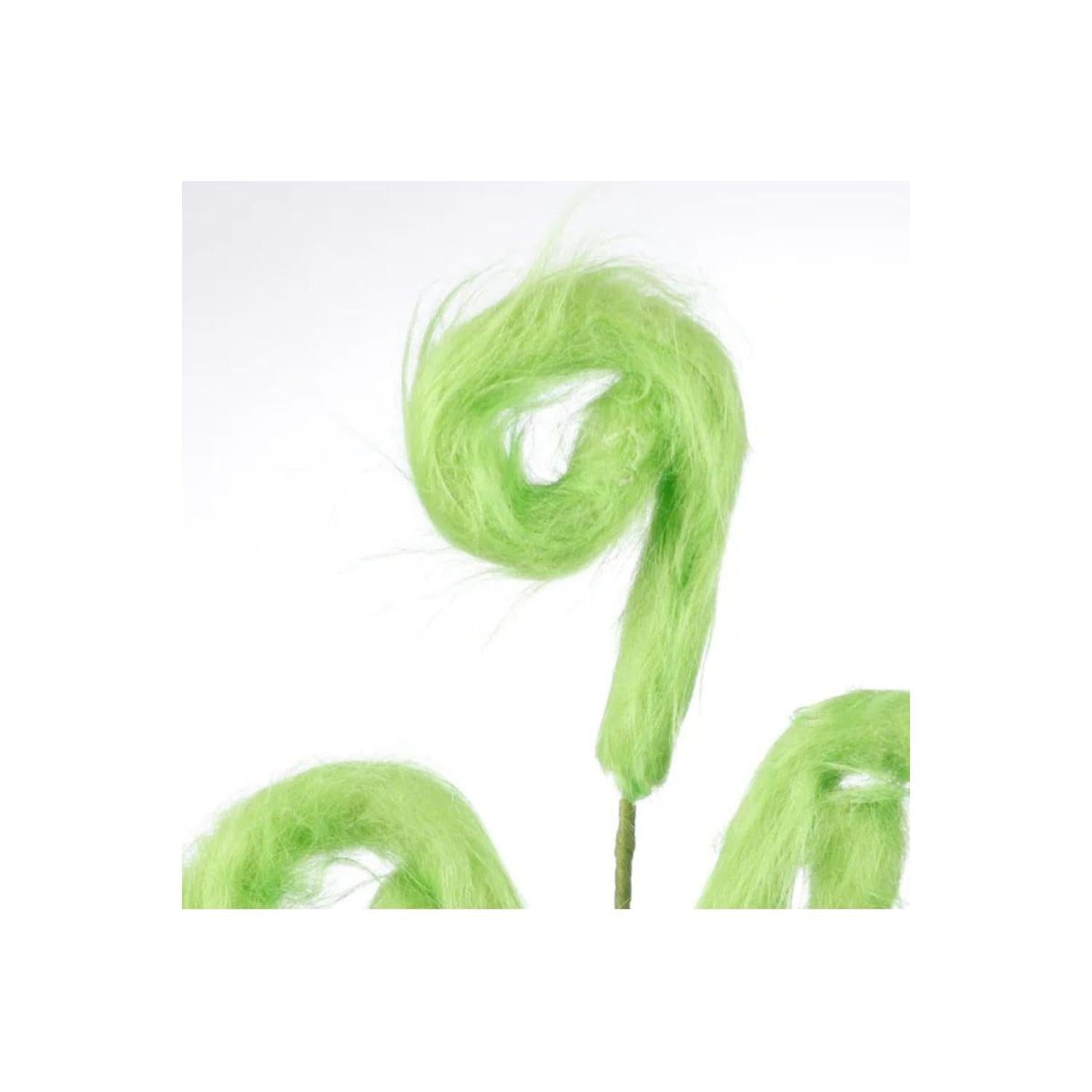 Shop For Lime Green Furry Spiral Curly Spray 29.5"