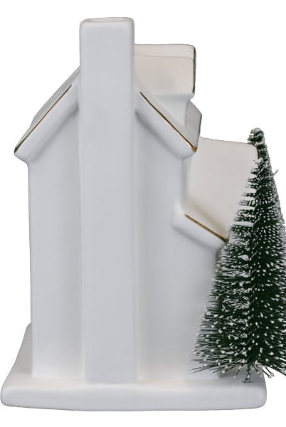 Shop For Lit Ceramic House With Trees