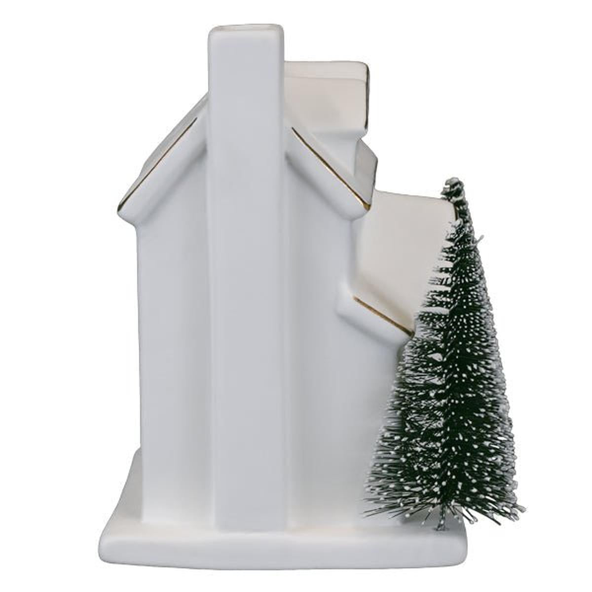 Shop For Lit Ceramic House With Trees