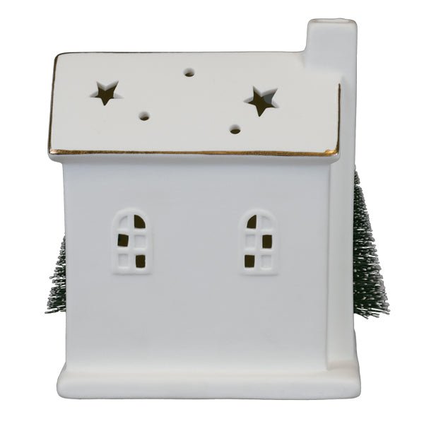 Shop For Lit Ceramic House With Trees