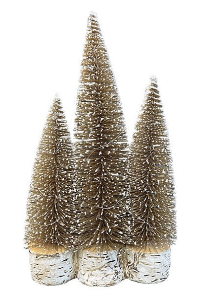 Shop For Lit Gold Tree Trio