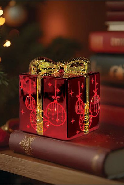 Shop For Lit Ornamental Glass Gift Box