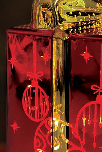 Shop For Lit Ornamental Glass Gift Box