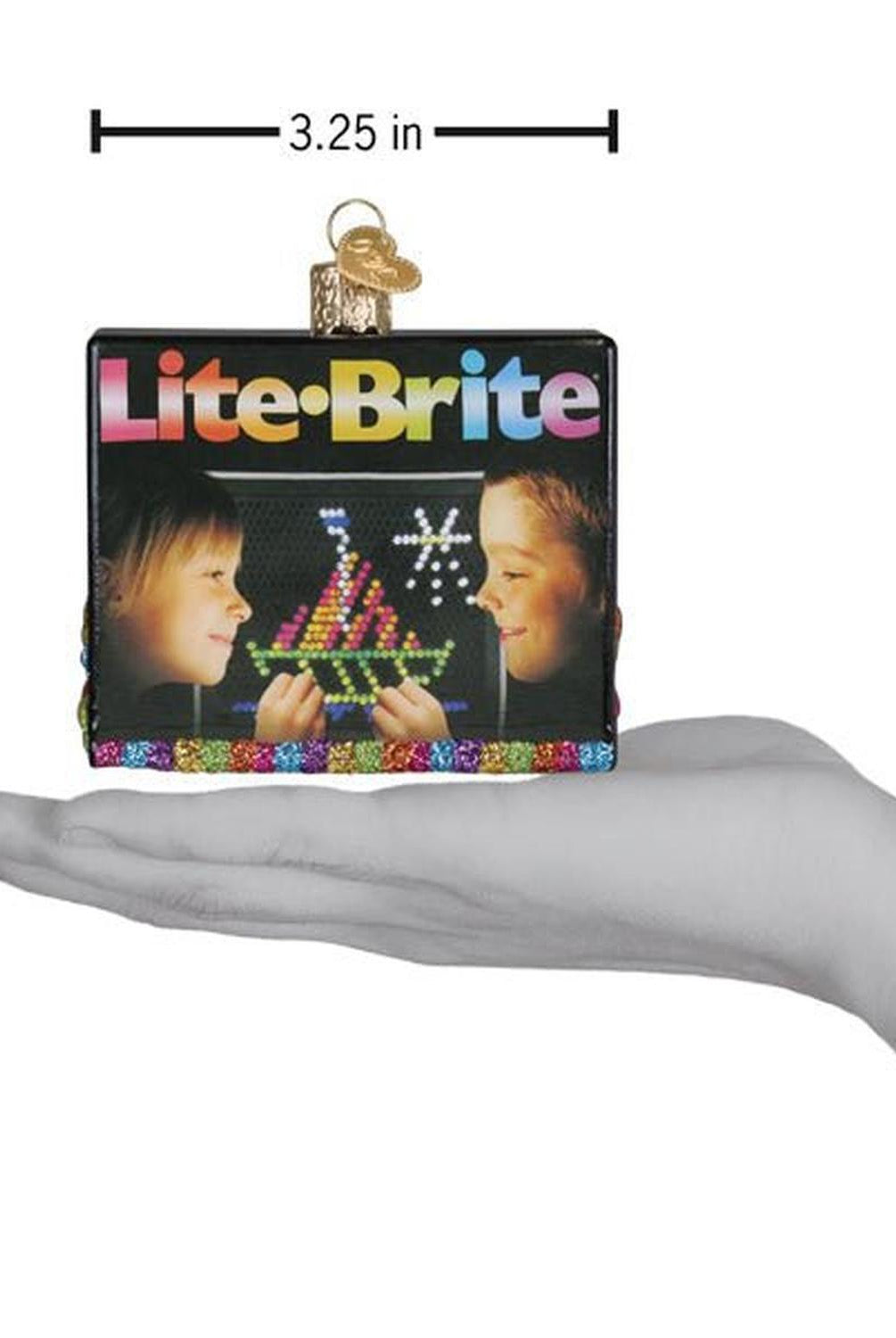 Lite Brite Box Ornament