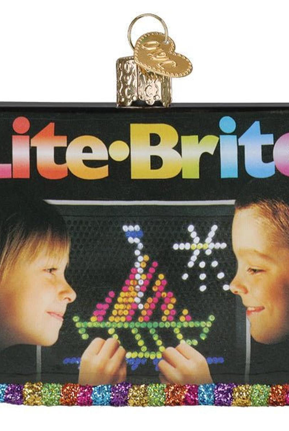 Lite Brite Box Ornament
