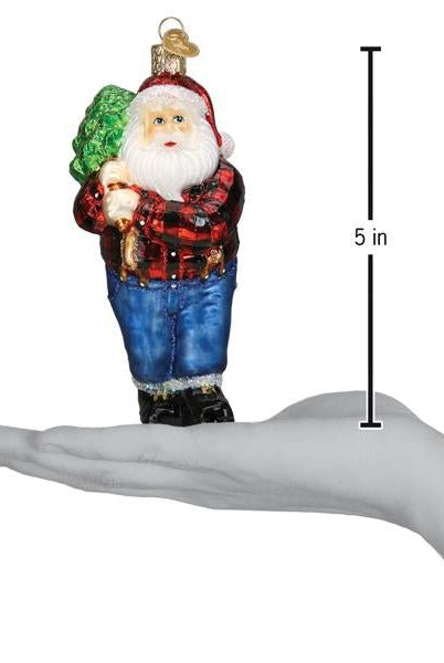 Shop For Lumberjack Santa Ornament