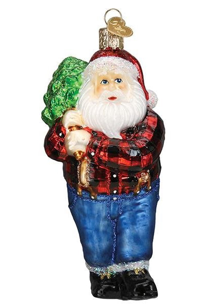 Shop For Lumberjack Santa Ornament