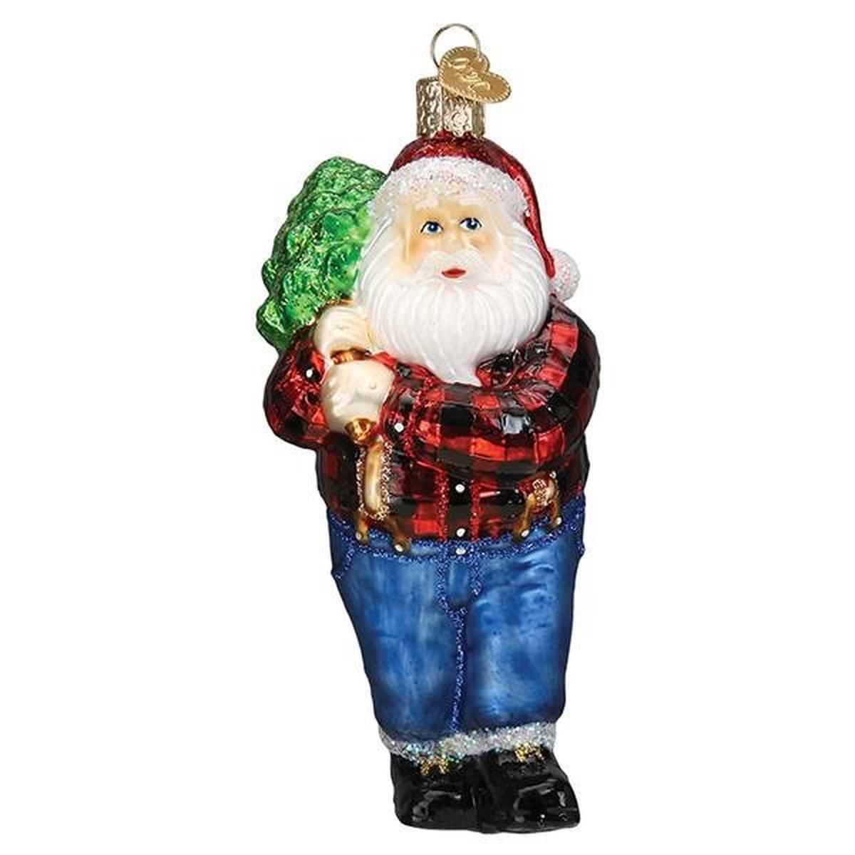 Shop For Lumberjack Santa Ornament