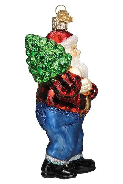 Shop For Lumberjack Santa Ornament