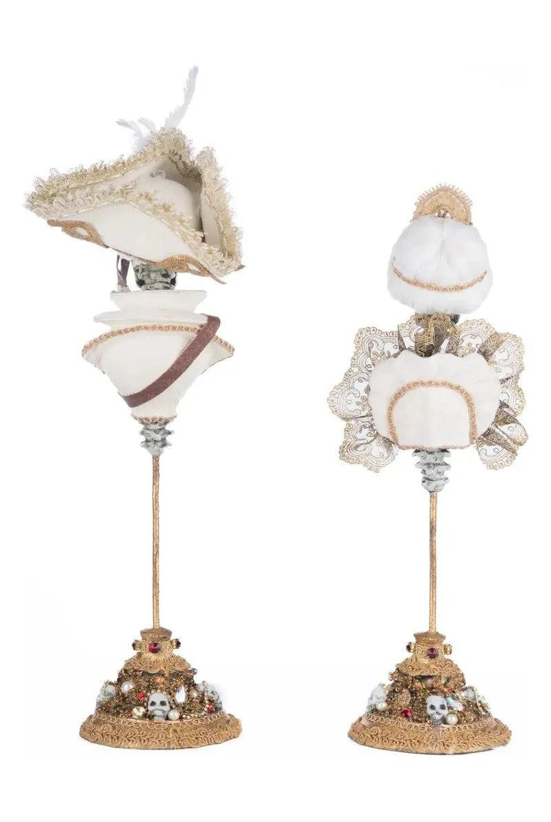 Shop For Male and Female Skeleton Bust Tabletop Set of 2