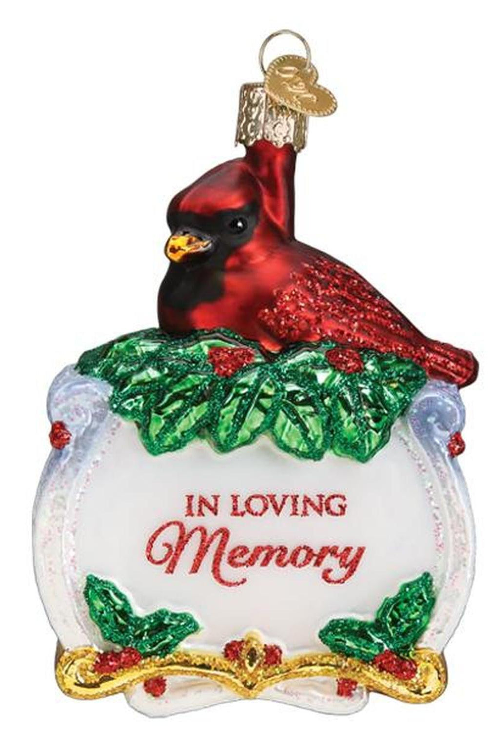 Memorial Cardinal Ornament