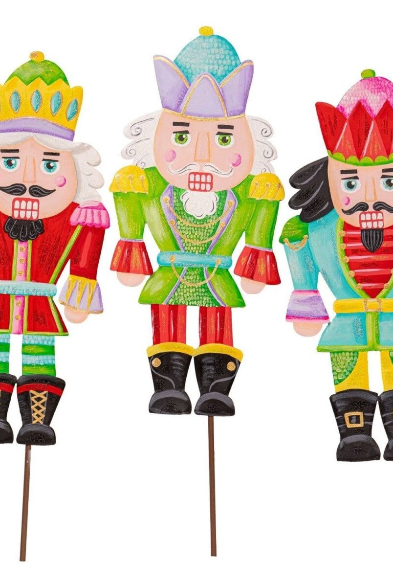 Shop For Merry & Bright Nutcrackers (Stake/Hanger/Easel) Set of 3
