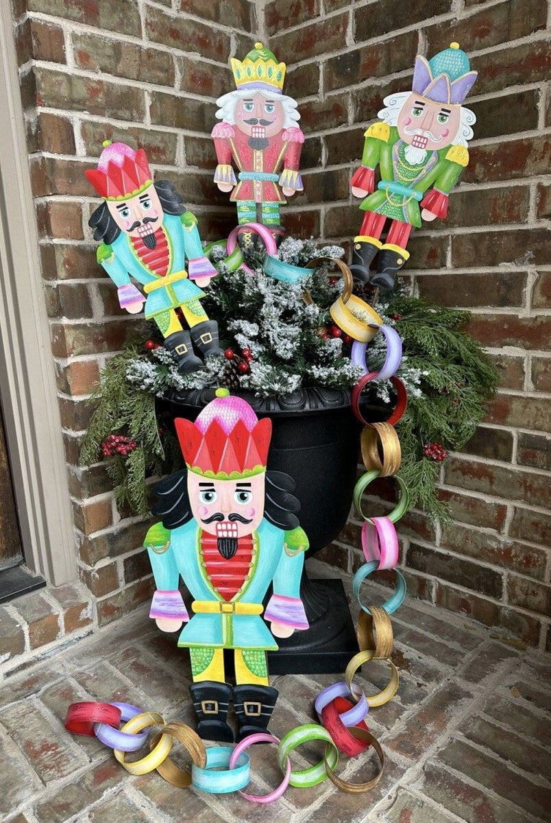 Shop For Merry & Bright Nutcrackers (Stake/Hanger/Easel) Set of 3