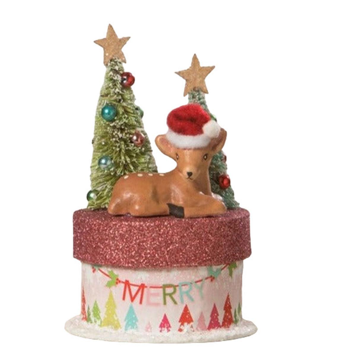 Shop For Merry Brights Deer on Box