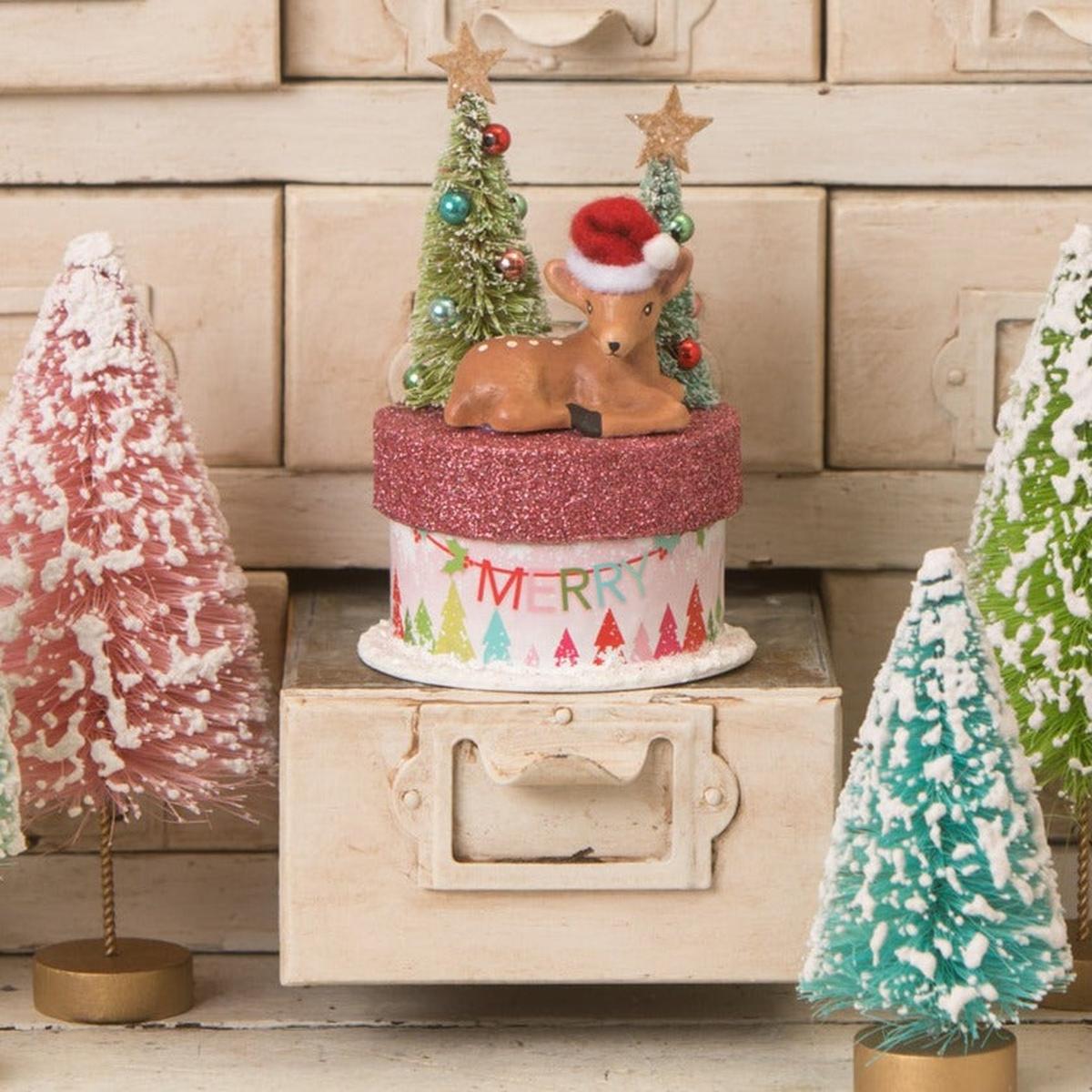 Shop For Merry Brights Deer on Box