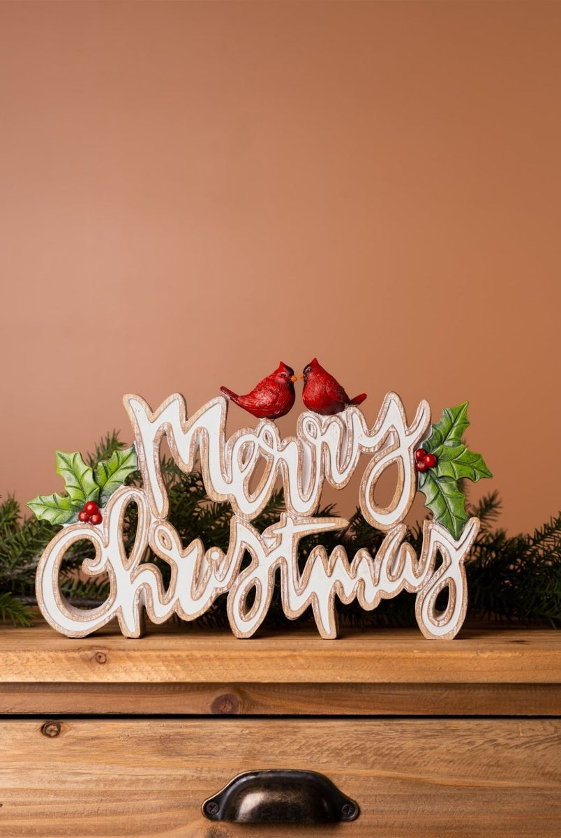 Shop For Merry Christmas Tabletop Sign (Set of 2) at Michelle's aDOORable Creations