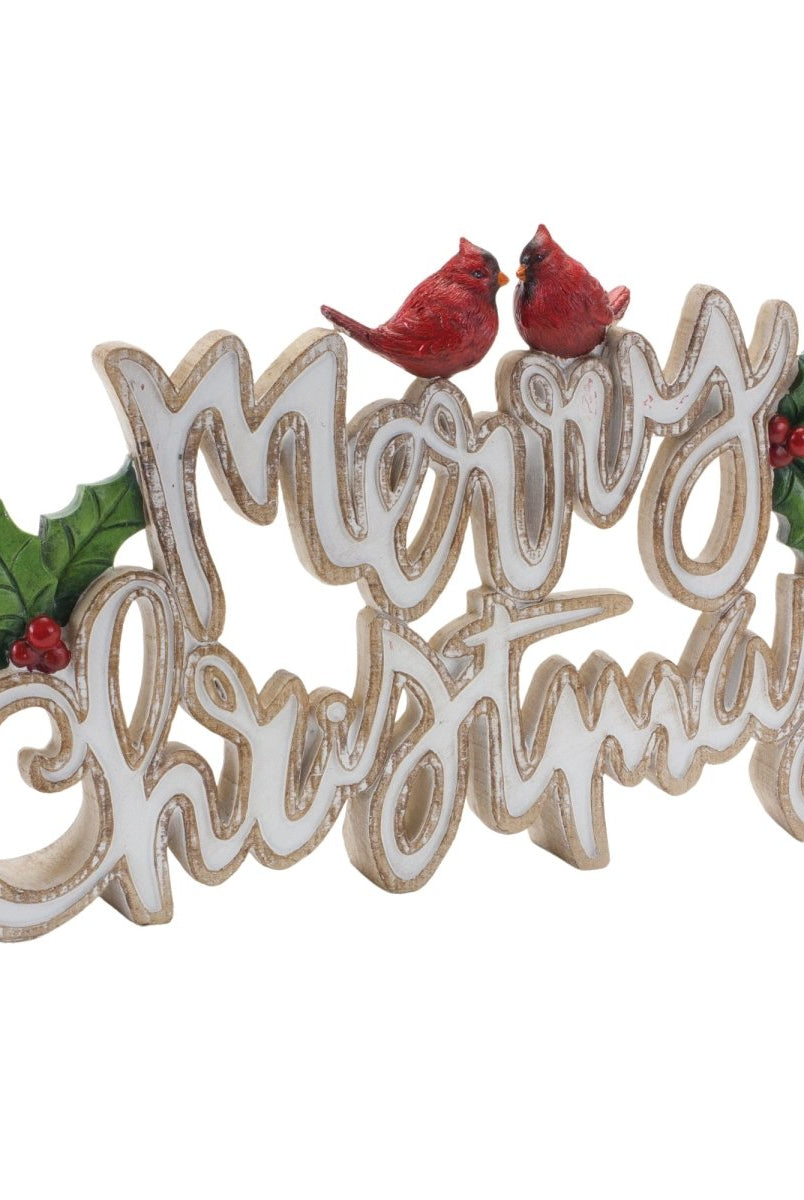 Shop For Merry Christmas Tabletop Sign (Set of 2) at Michelle's aDOORable Creations