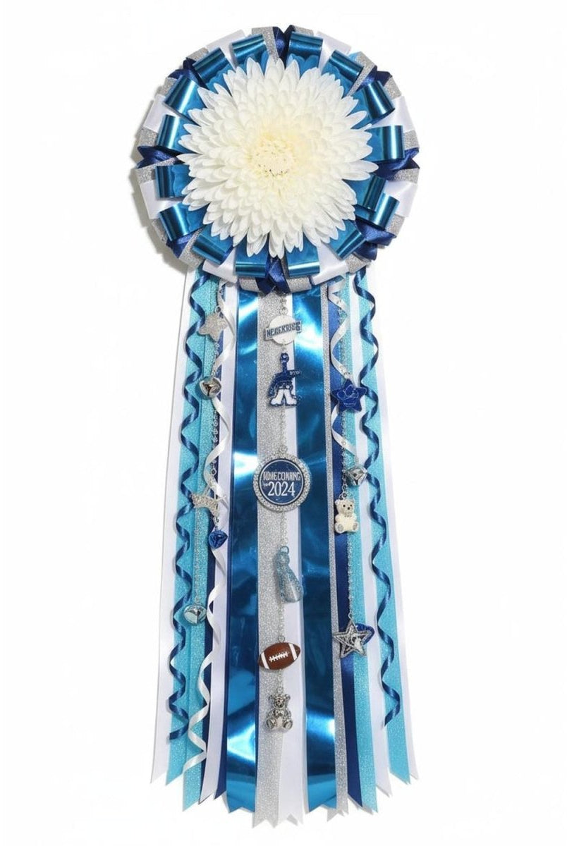 Shop For Metallic Non - Wired Ribbon: Baby Blue (Size 5)