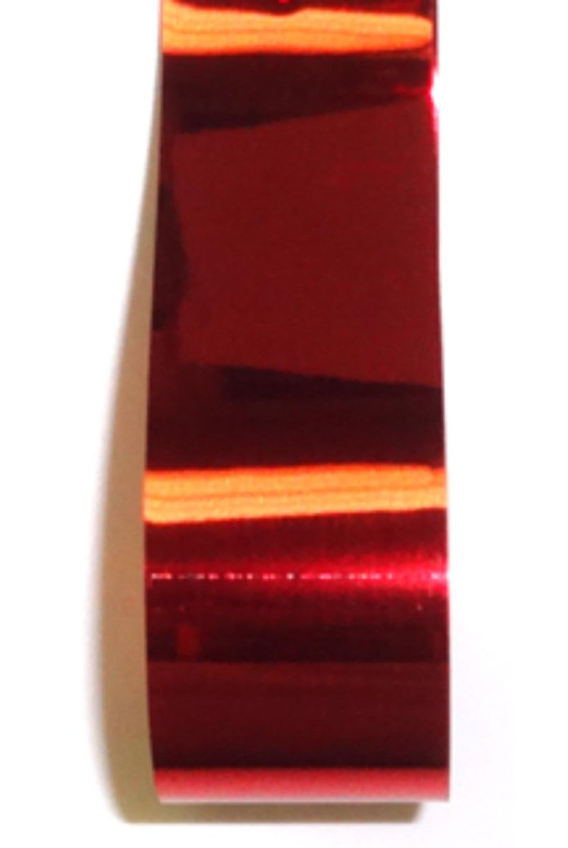 Shop For Metallic Non - Wired Ribbon: Red (Size 5)