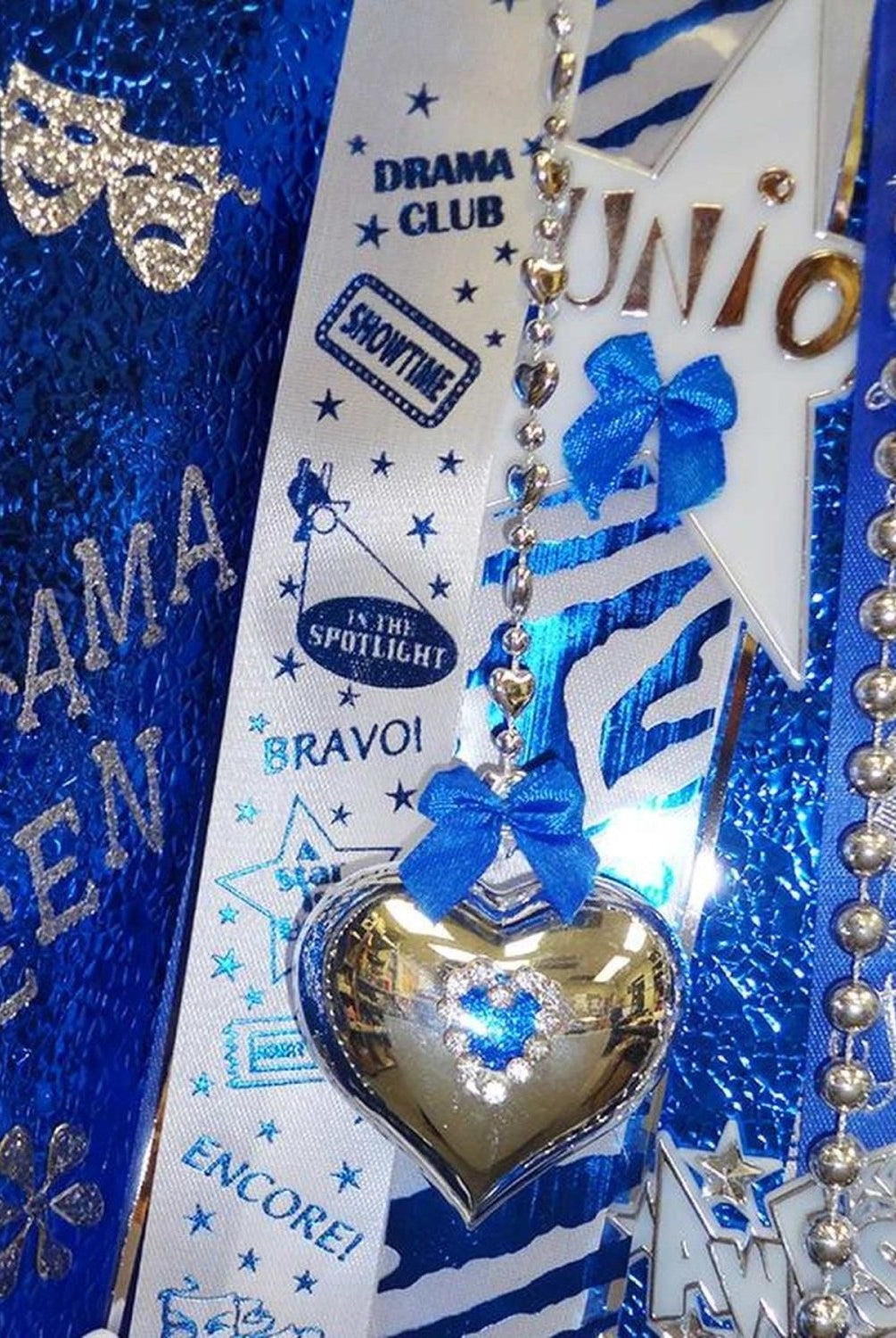 Shop For Metallic Non - Wired Ribbon: Royal (Size 5)