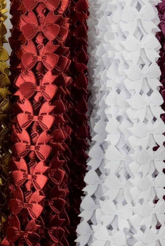 Shop For Metallic Vinyl Puffy Bow Garland Streamer
