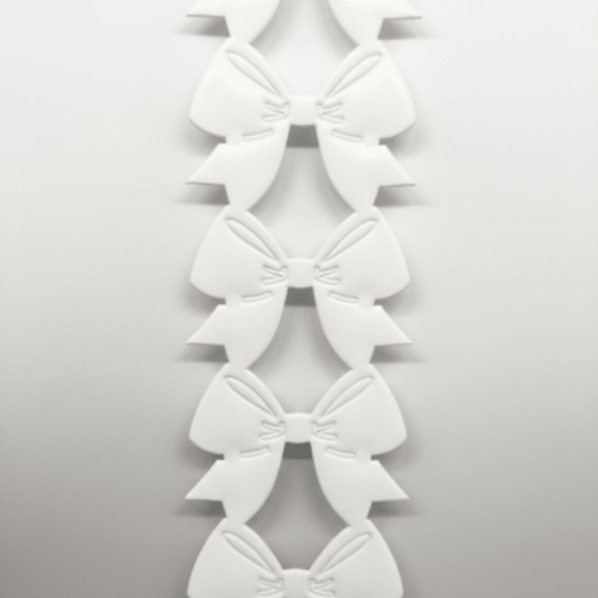 Shop For Metallic Vinyl Puffy Bow Garland Streamer