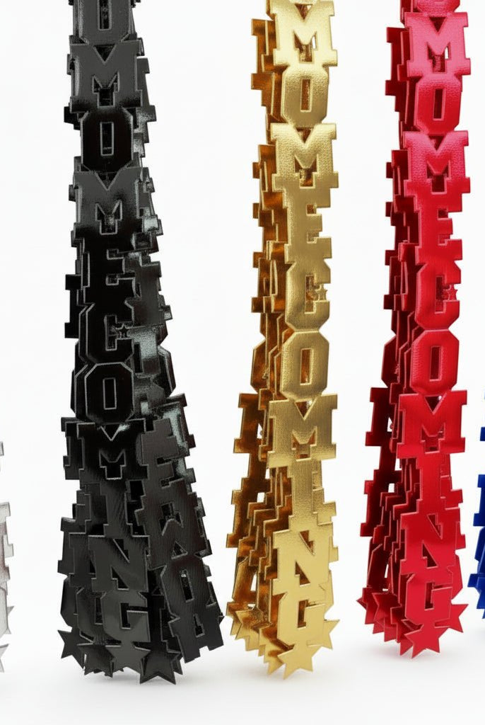 Shop For Metallic Vinyl Puffy Homecoming Garland