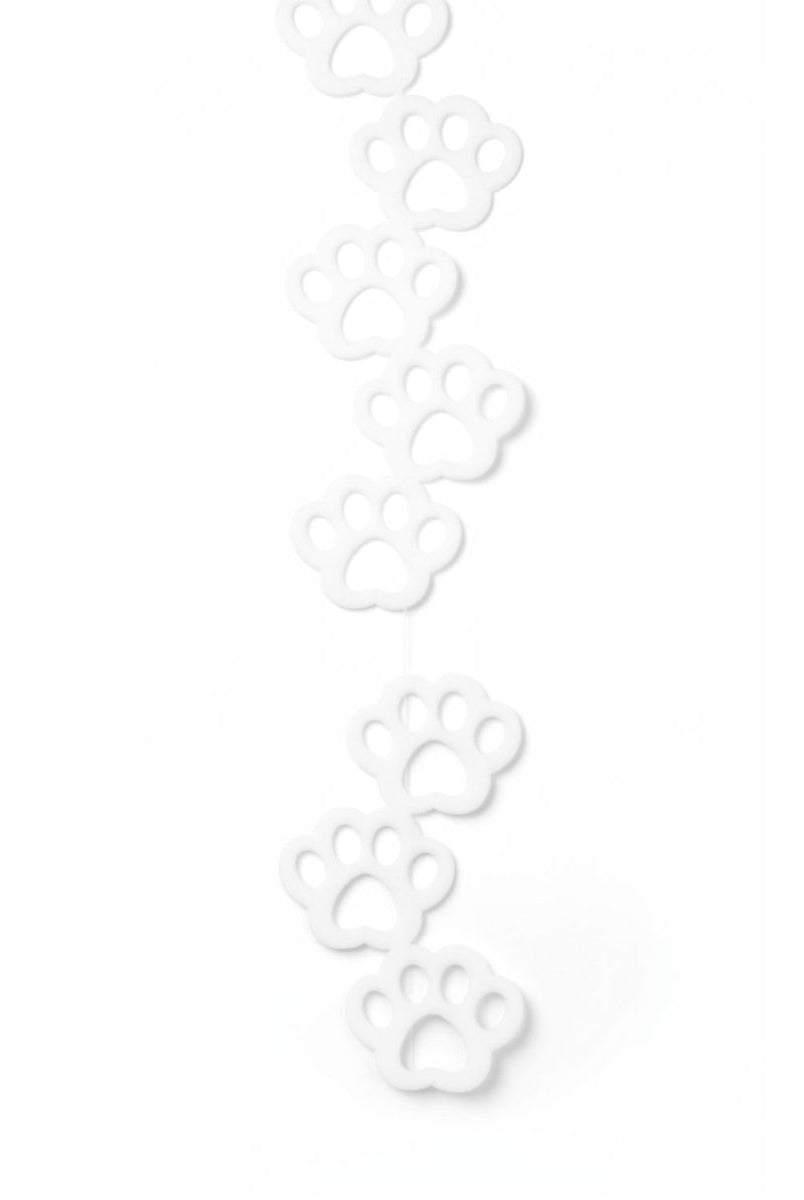 Shop For Metallic Vinyl Puffy Paw Garland Streamer