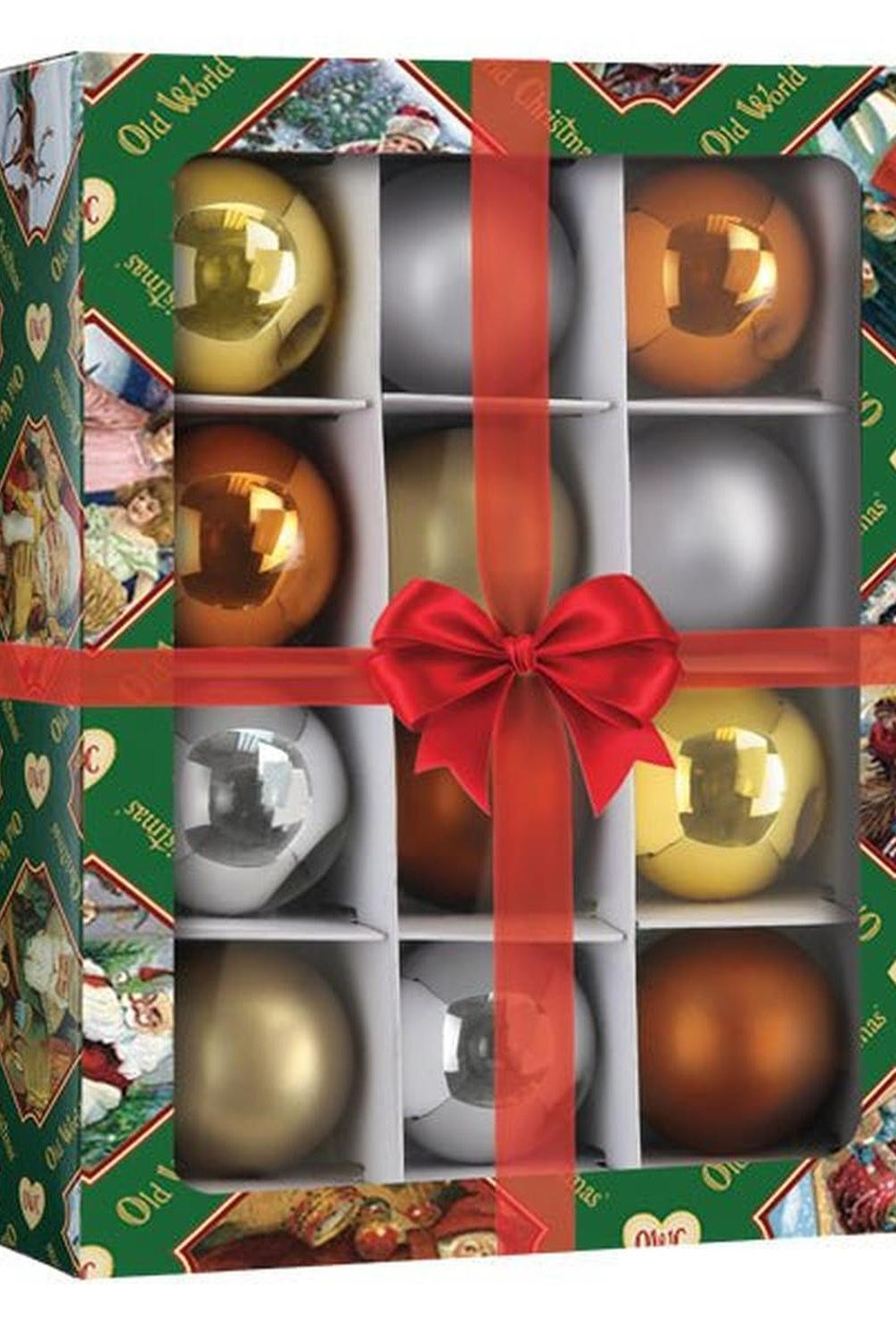 Metallics Balls - 1.5" 12 Count Ornament