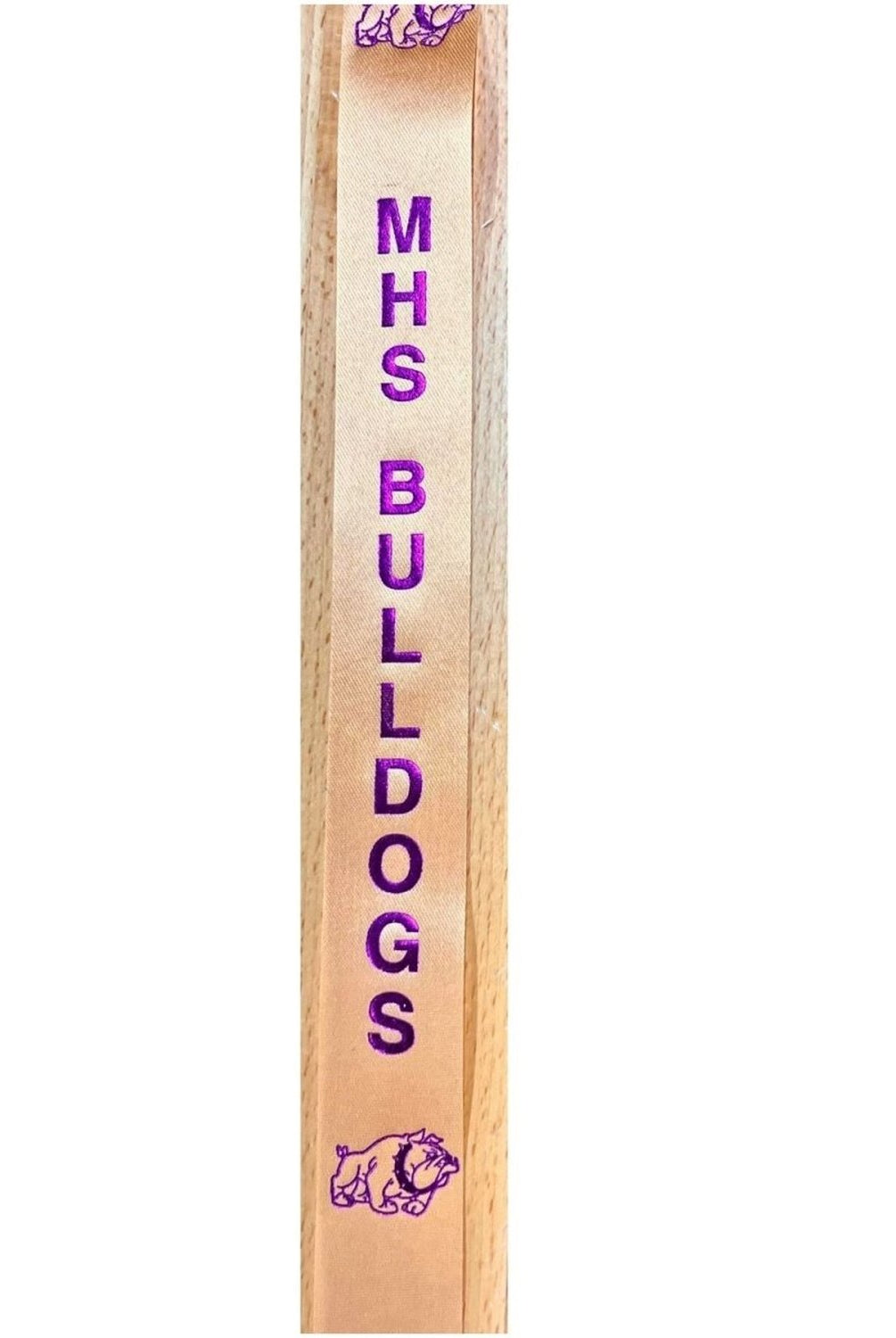 Shop For MHS Bulldogs Homecoming Ribbon (Gold/Purple), Size 9