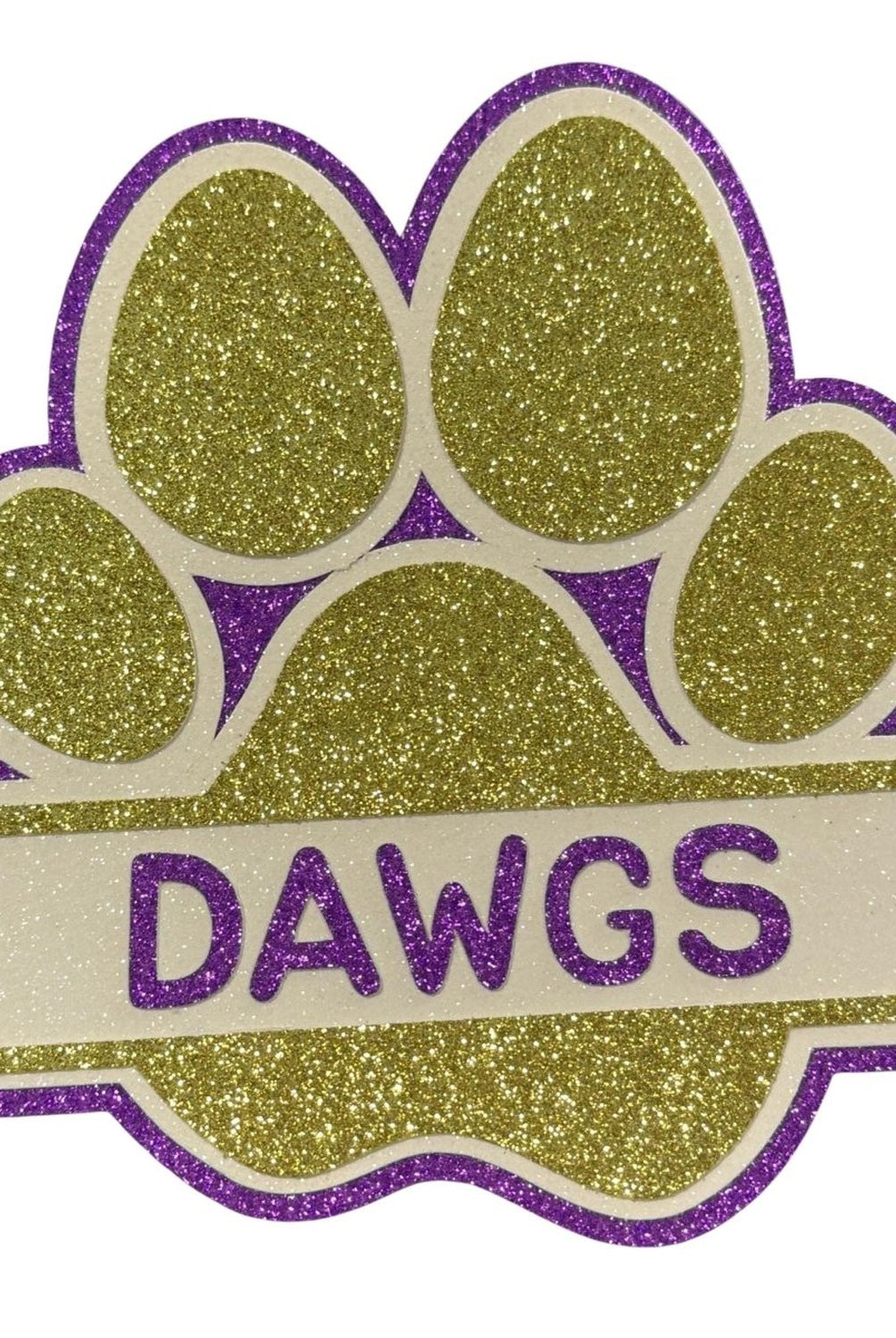 Shop For Midland Bulldogs Paw Homecoming Cutout: Dawgs