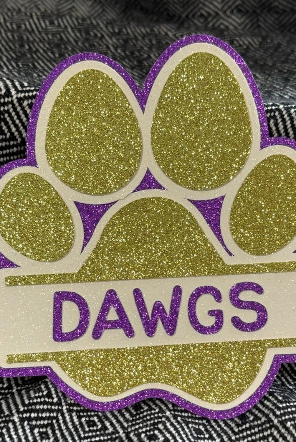 Shop For Midland Bulldogs Paw Homecoming Cutout: Dawgs